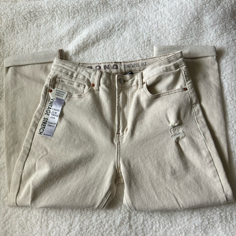 Brand new with tag s.o.n.g. Timeless distressed jeans